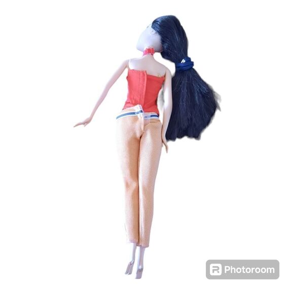 Barbie My Scene Nolee Doll With Purple Eyes Black Hair Purple Lips - Picture 3 of 3